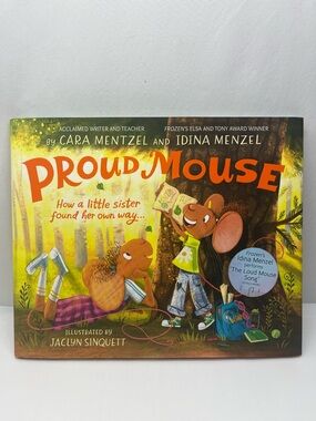 Proud Mouse Kids Book by Cara Mentzel & Idina Menzel - Orange Cover